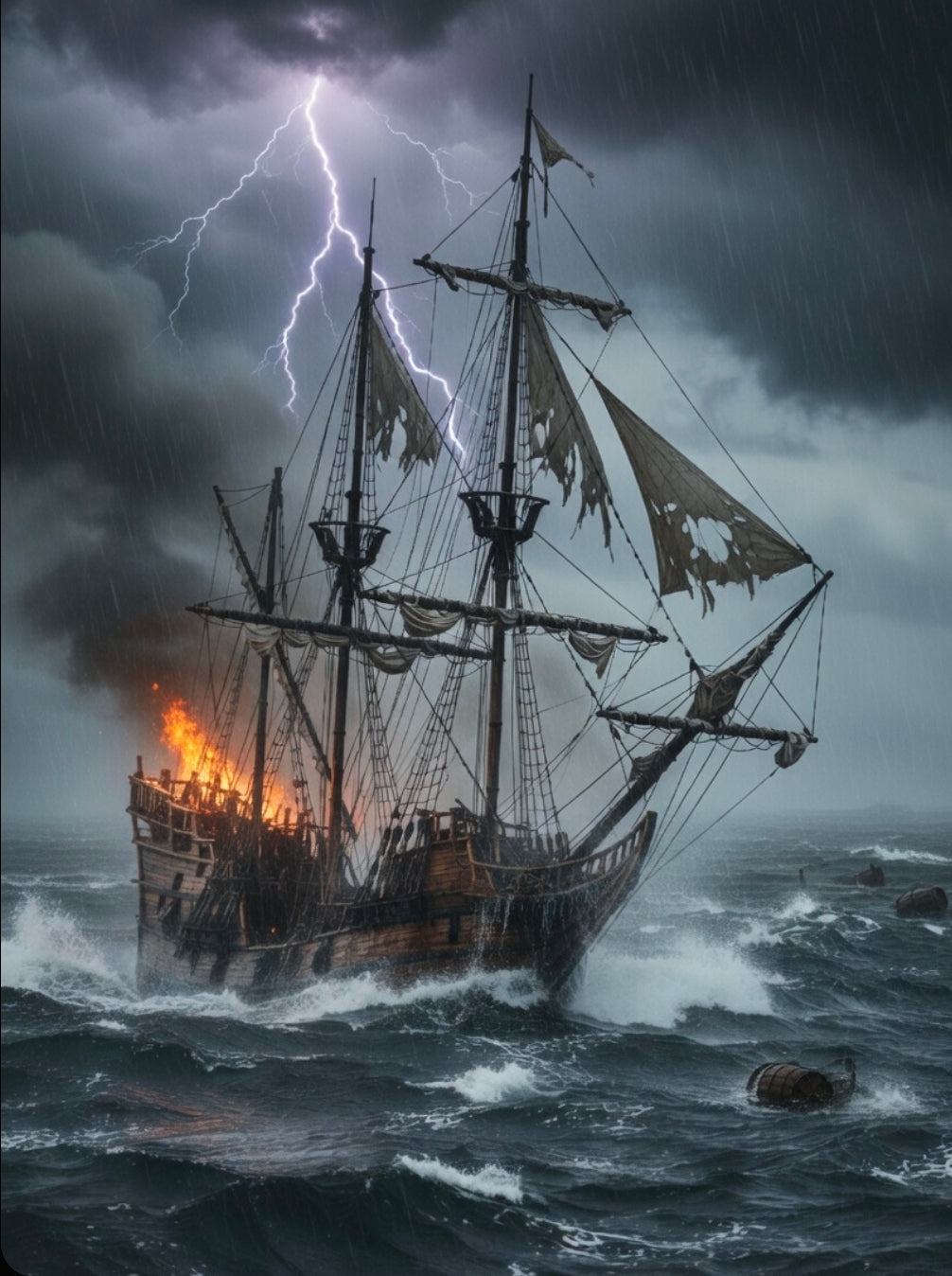 Tribulations of the Tempest
16x20